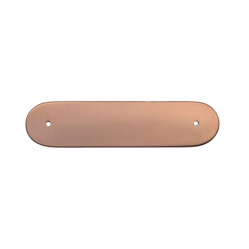 Curved Copper Backplate - 128mm Hole Centres - Matt