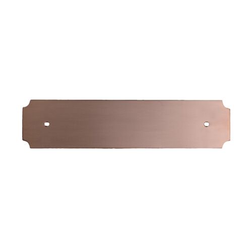 Traditional Copper Backplate - 128mm Hole Centres - Matt