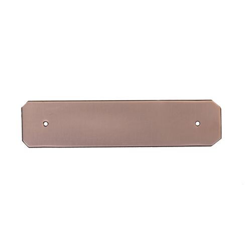 Angled Copper Backplate - 128mm Hole Centres - Natural Copper