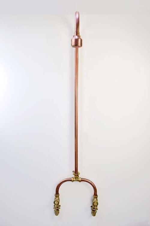 Copper and Brass Shower - Kamakura - Natural Copper