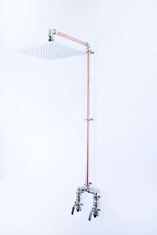 Copy of Chrome and Copper Shower - Ague - Natural Copper