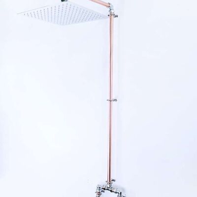 Copy of Chrome and Copper Shower - Ague - Natural Copper
