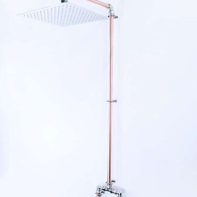 Copy of Chrome and Copper Shower - Ague - Satin Lacquered