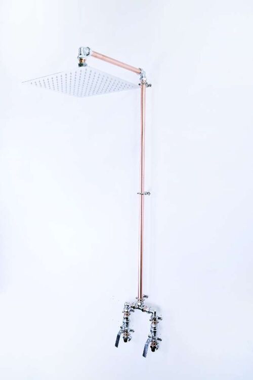 Copy of Chrome and Copper Shower - Ague - High Polish Lacquered