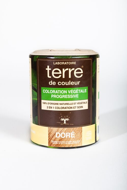 Terre de Couleur Coloration 100% Végétale Dore