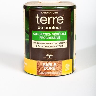Terre de Couleur Coloration 100% Végétale Sable Dore