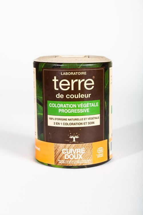 Terre de Couleur Coloration 100% Végétale Cuivre Doux