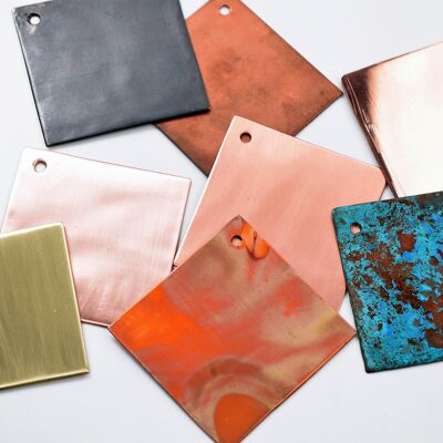 Copper Finishes Tiles - Standard Finishes Set