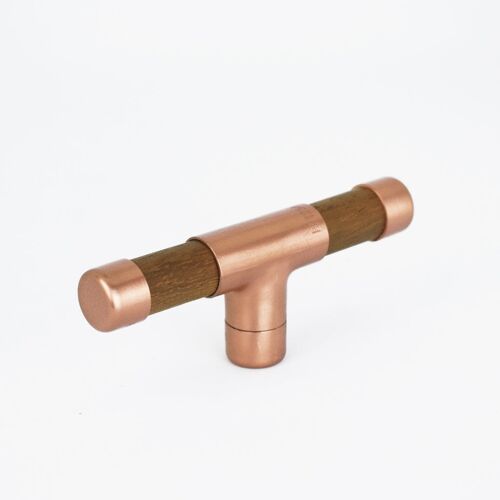 Copper Knob with Sapele T-shaped