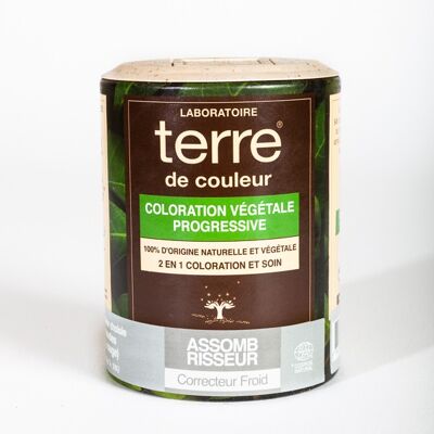 Oscurecedor de la tierra de color 100% vegetal / Neutralizador de reflejos