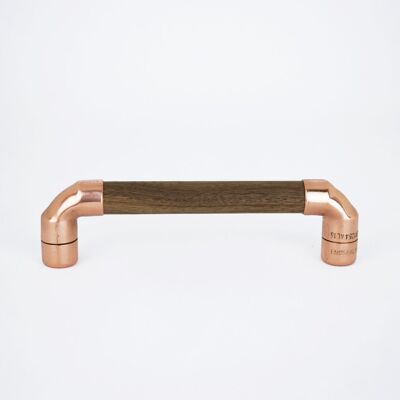 Copper Pull with Walnut - 352mm Hole Centres