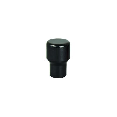 Matt Black Raised Copper Knob - Width: 28mm Depth: 43mm