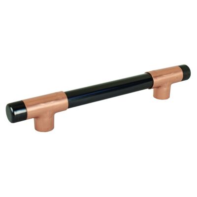 Matt Black Handle and Copper Mix - 160mm Hole Centres