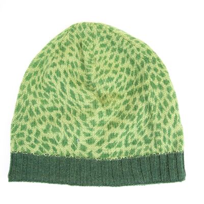 Animal Print Floppy Hat Green