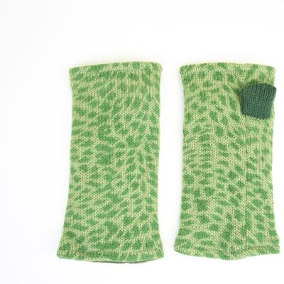 Chauffe-mains Imprimé Animal Vert