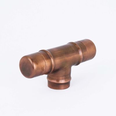 Copper Knob T-shaped - Aged