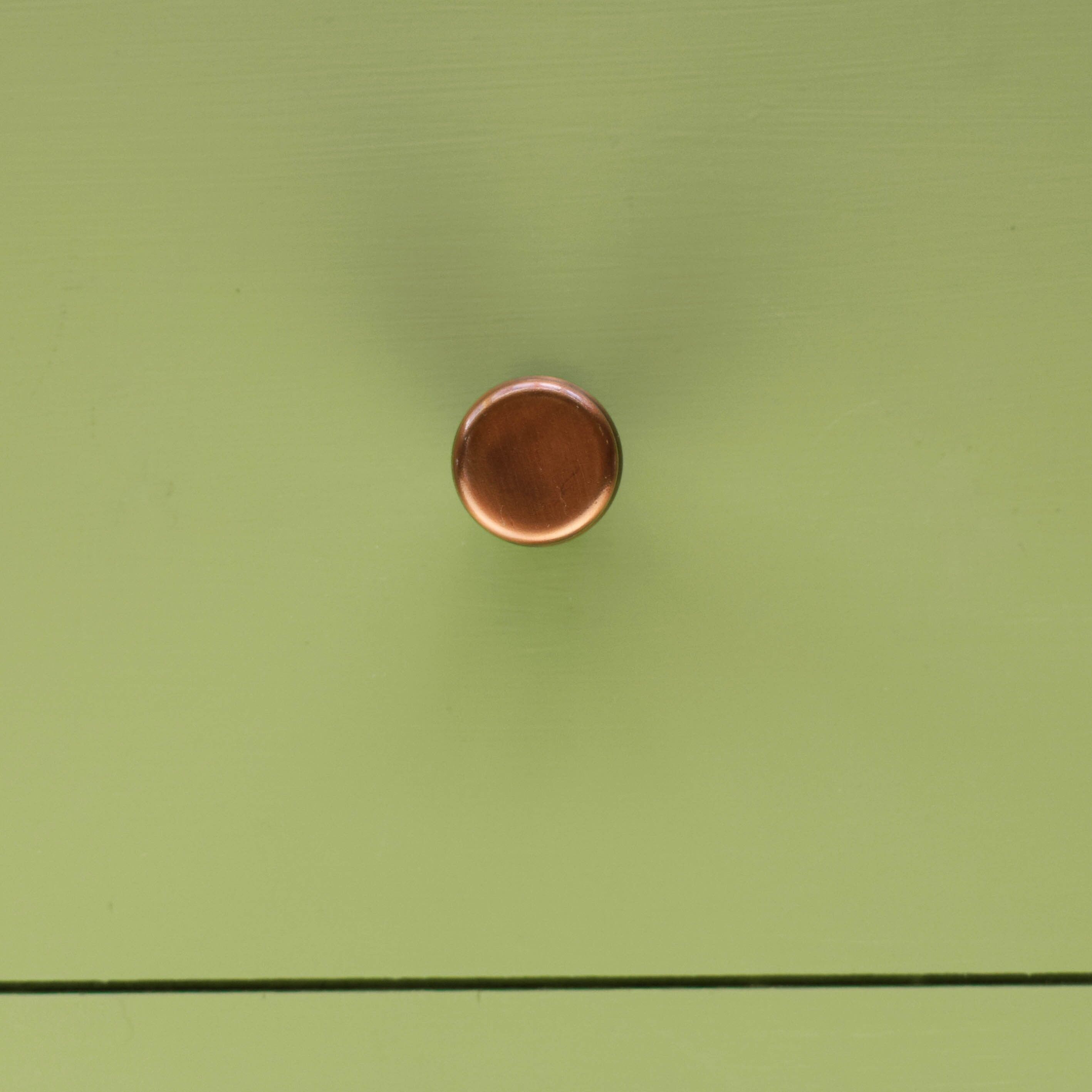 Manopola in rame invecchiato