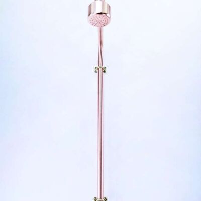 Outdoor Copper Shower - Teviot - High Polish Lacquered