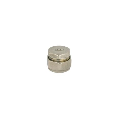 Flush Brass Knob - Matt Lacquered