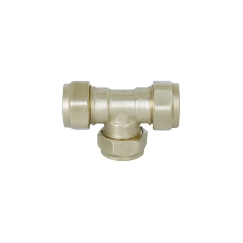 Brass Knob T-Shaped (Closed) - Natural Brass