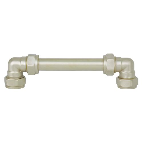 Brass Pull Handle - 288mm Hole centres - Matt Lacquered
