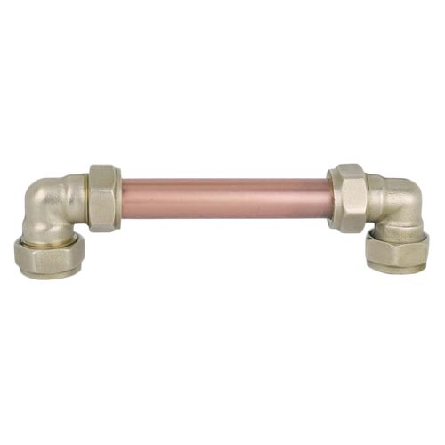 Brass and Copper Handle - 128mm Hole Centres - Natural Copper