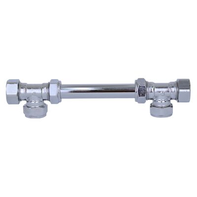 Chrome Handle T-shaped (Closed) - 512mm Hole Centres