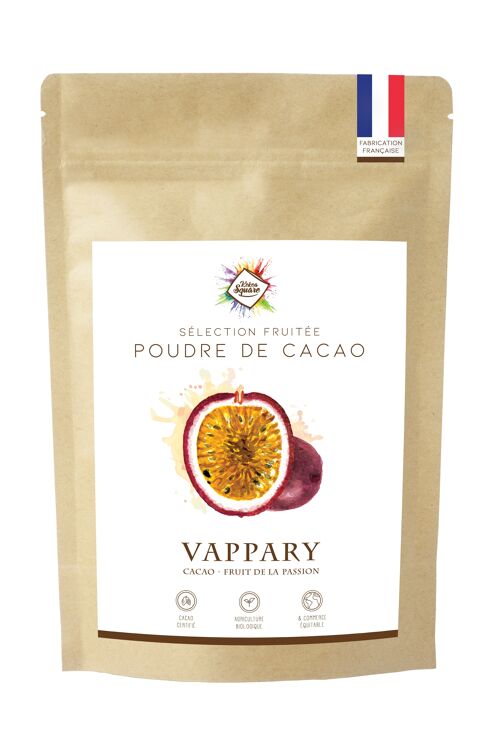 Vappary -  Poudre de cacao et fruit de la passion