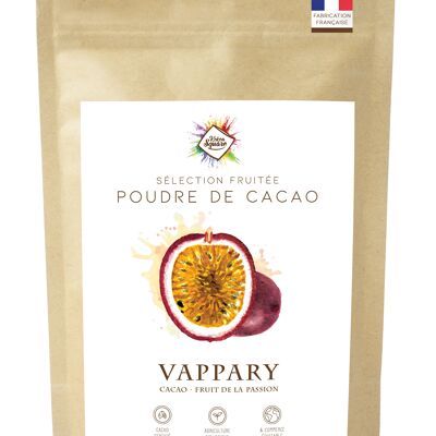 Vappary - Cacao in polvere per cioccolata calda al frutto della passione