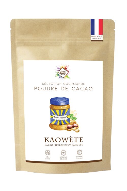 Kaowète - Poudre de cacao et cacahuète