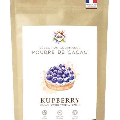 Kupberry - Cacao in polvere per cioccolata calda al gusto di crostata di ribes nero