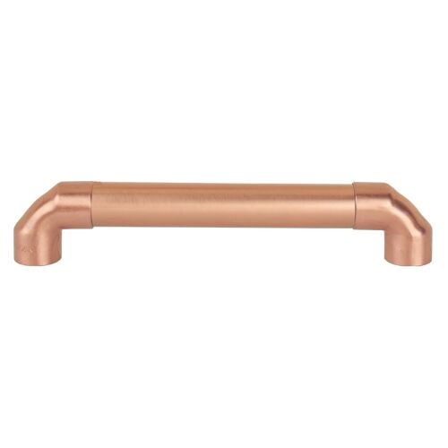 Copper Pull (Flush Mounted) - 128mm Hole Centres - Natural Copper