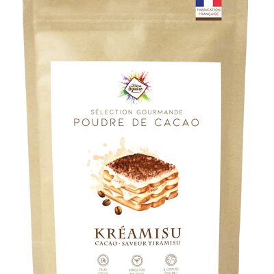 Kréamisu - Cacao en polvo para chocolate caliente con sabor a tiramisú