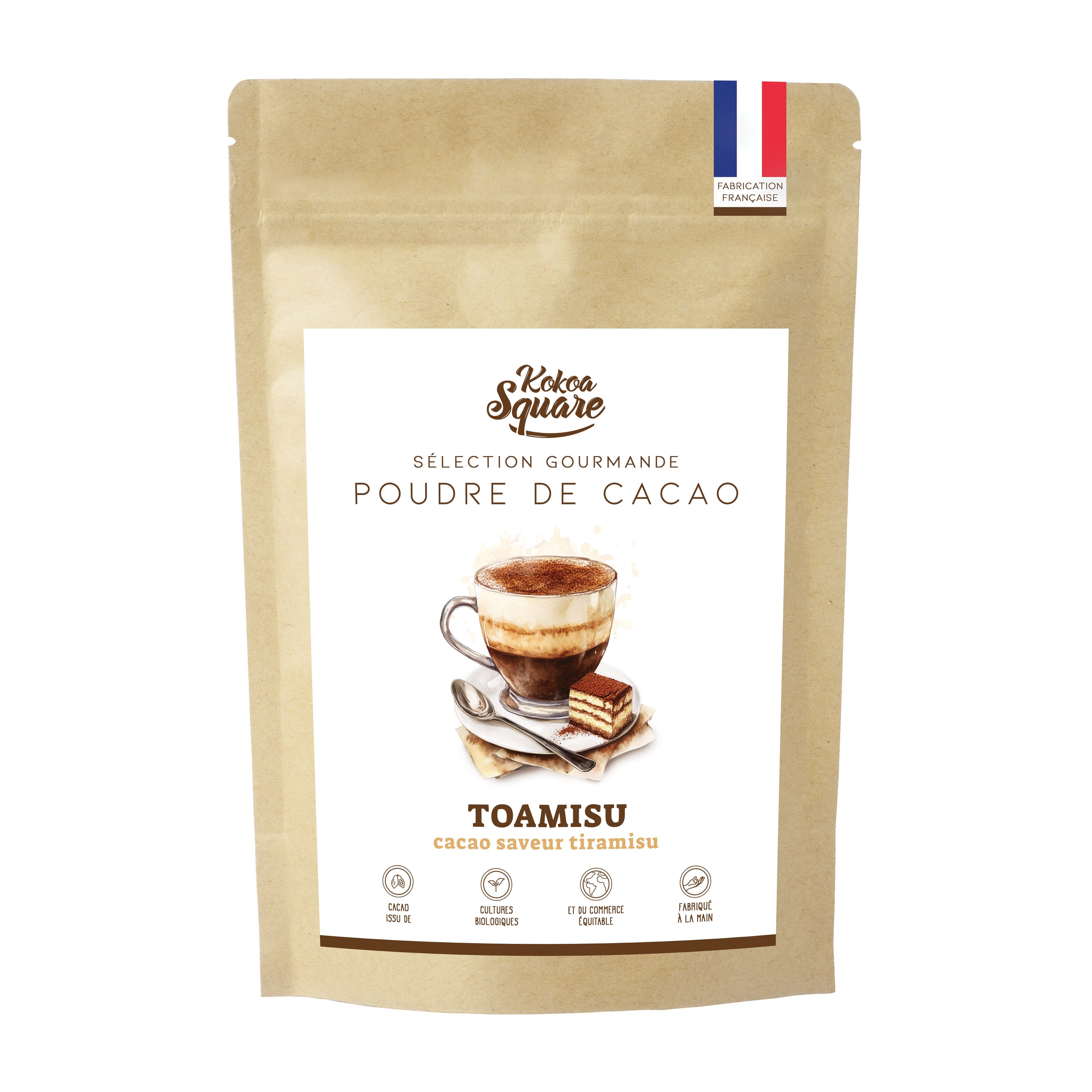 Toamisu – Kakaopulver für heiße Schokolade mit Tiramisu-Geschmack