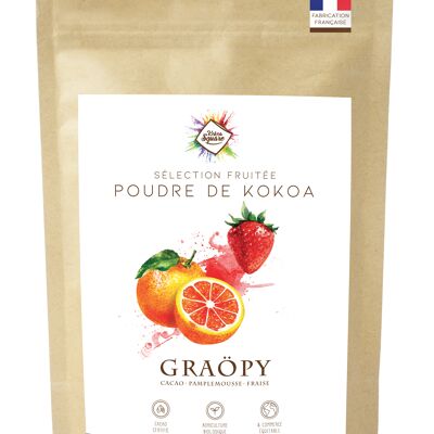 Graöpy - Cocoa powder, grapefruit and strawberry