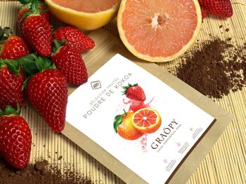 Graöpy - Poudre de cacao, pamplemousse et fraise 3