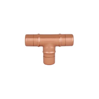 Copper Knob T-shaped - Vintage - Matt