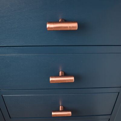 Copper Knob T-shaped Thick-Bodied - Matt