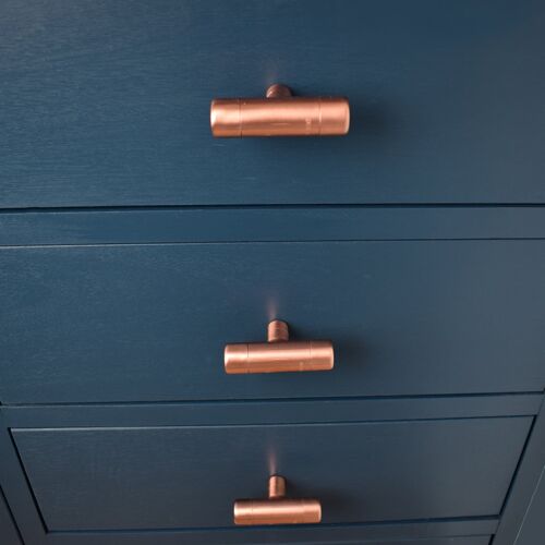 Copper Knob T-shaped Thick-Bodied - Satin