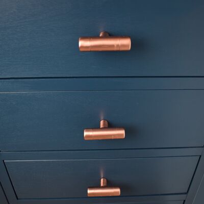 Copper Knob T-shaped Thick-Bodied - High Polish