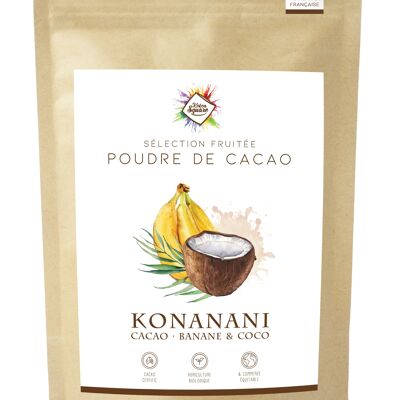 Konanani - Poudre de cacao, banane et coco