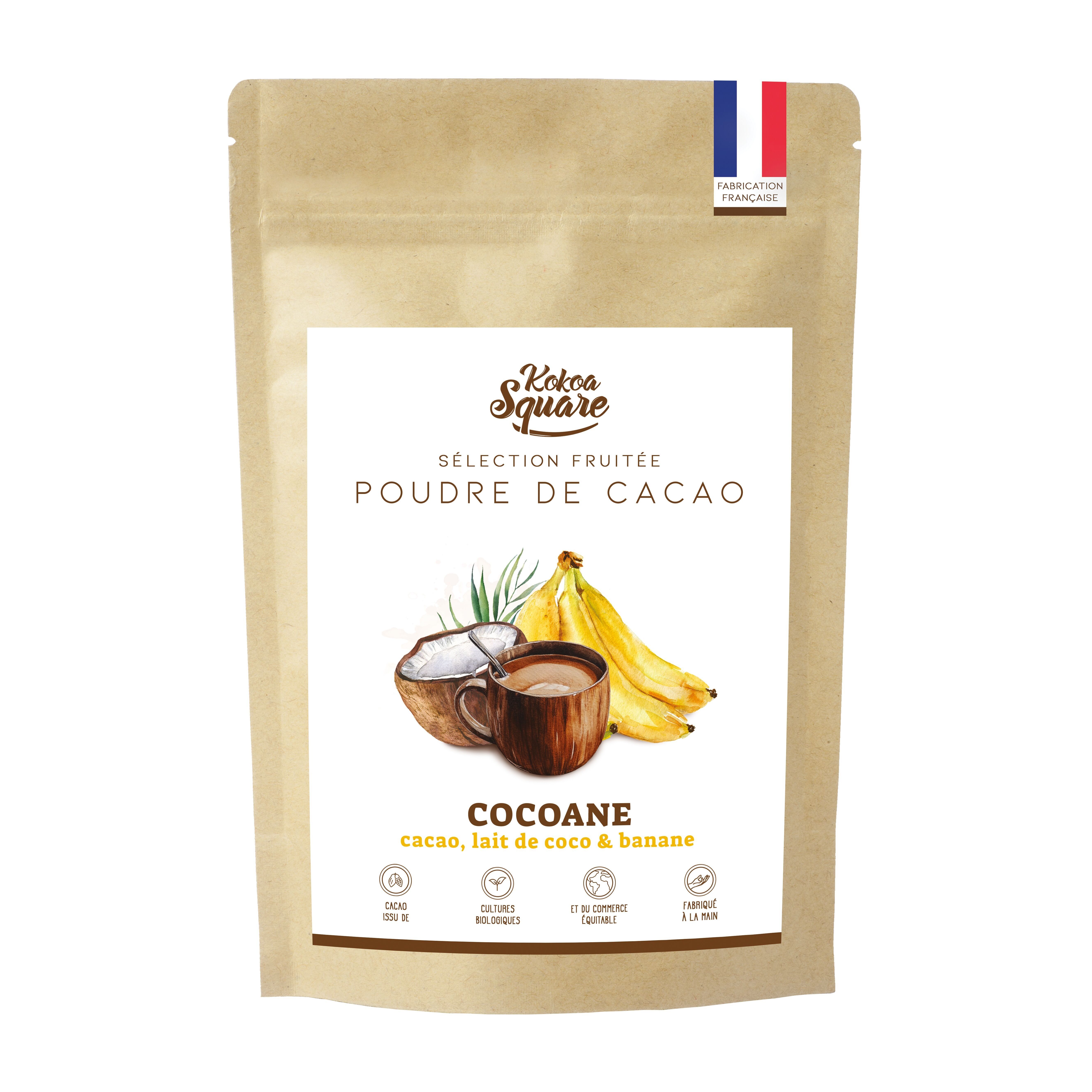 Cocoane – Kakaopulver für heiße Bananen- und Kokosschokolade