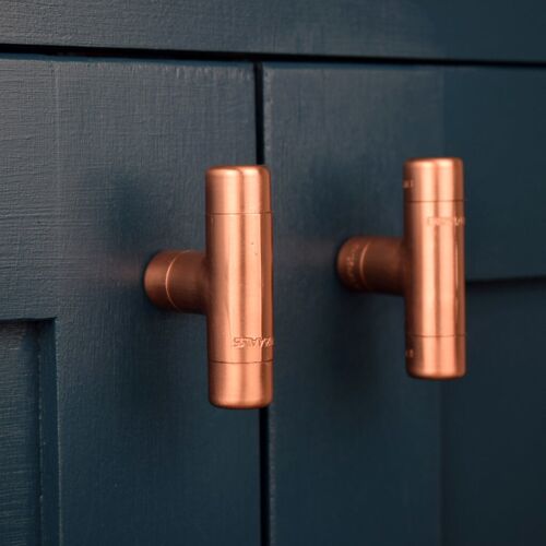 Copper Knob T-shaped - Natural Copper