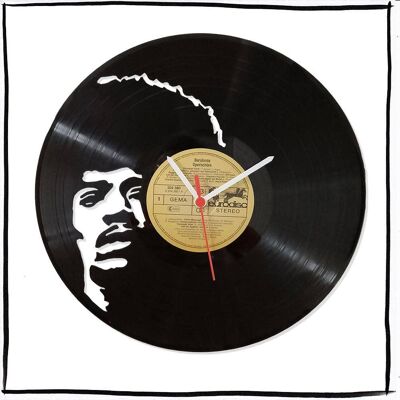 Jimi Hendrix record clock