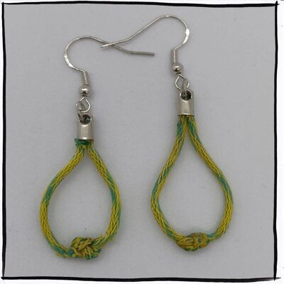 Boucles d'oreilles de la mer "Mer Baltique - Puttgarden"