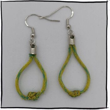 Boucles d'oreilles de la mer "Mer Baltique - Puttgarden" 1