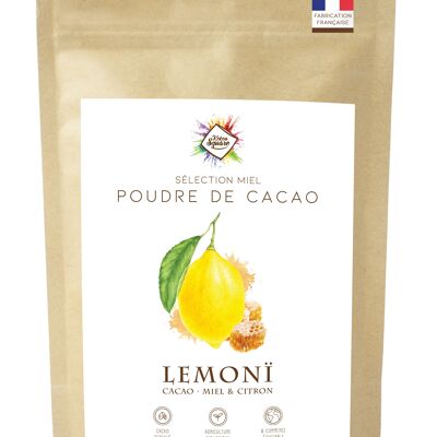 Lemonï - Cacao in polvere per cioccolata calda con limone e miele