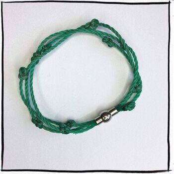 Bracelet recyclé de la mer "Mer Baltique" (Vert) 1