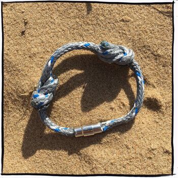 Bracelet upcyclé de la mer "Mer du Nord" 2