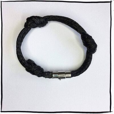 North Sea Upcycled Bracelet (Black)